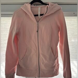 lululemon athletica Light Pink Scuba Zip-Up